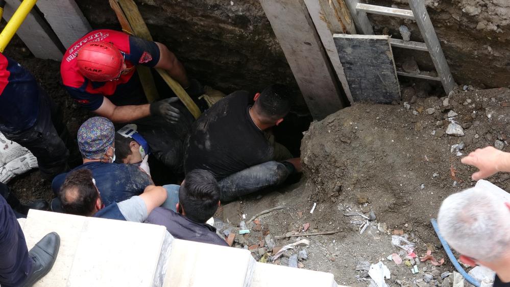 İnşaatta çalışan arkadaşına yardıma giden Astsubay öldü