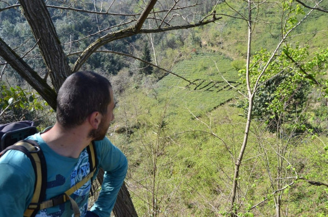 Referandumda kullanacağı oyu çay bahçesine yazdı