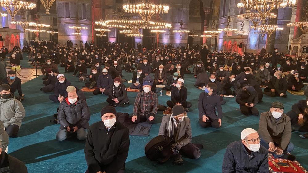 Ayasofya-i Kebir Cami-i Şerifi’nde Regaip Kandili idrak edildi