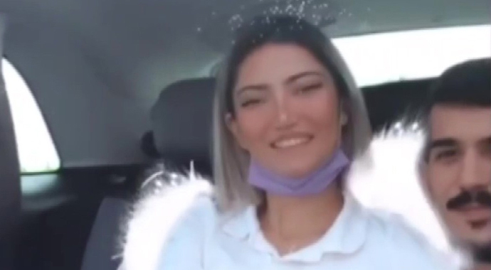 Üniversiteli Tuba, kendisini boğarak öldüren katiliyle aynı karede