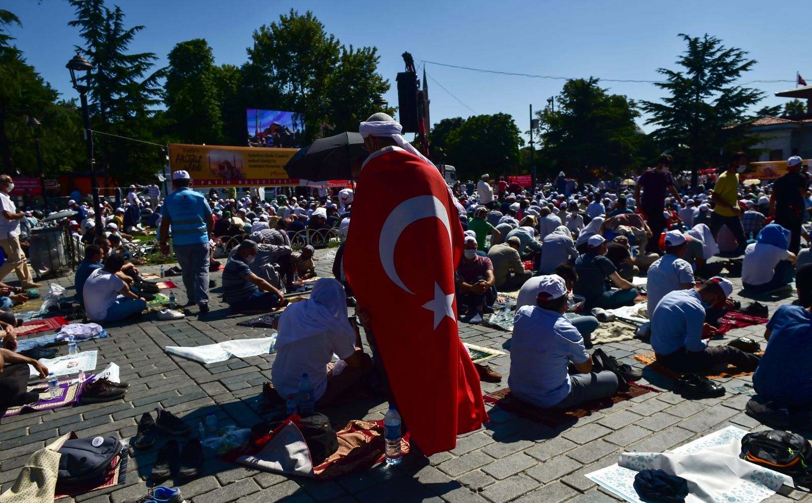Tarihi gün! Ayasofya'da 86 yıl sonra ilk namaz
