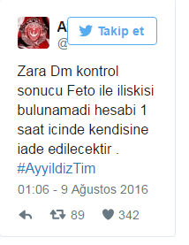 Zara'nın twitter hesabı hacklendi!