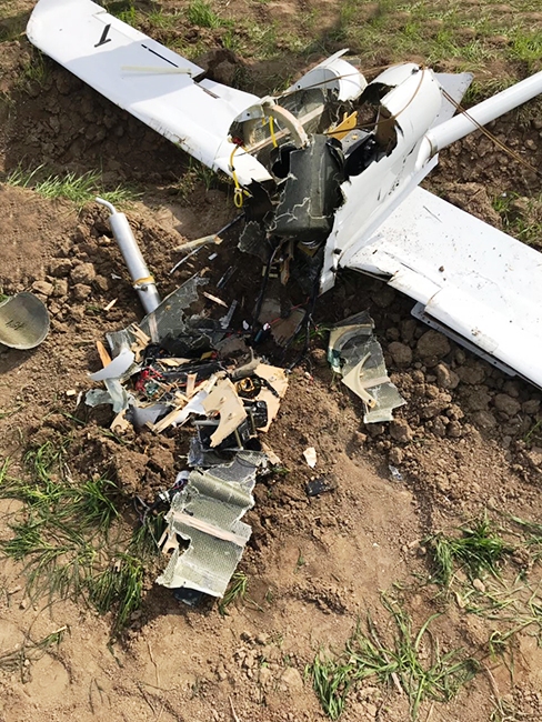 Azerbaycan ordusu, Ermenistan'a ait İHA düşürdü