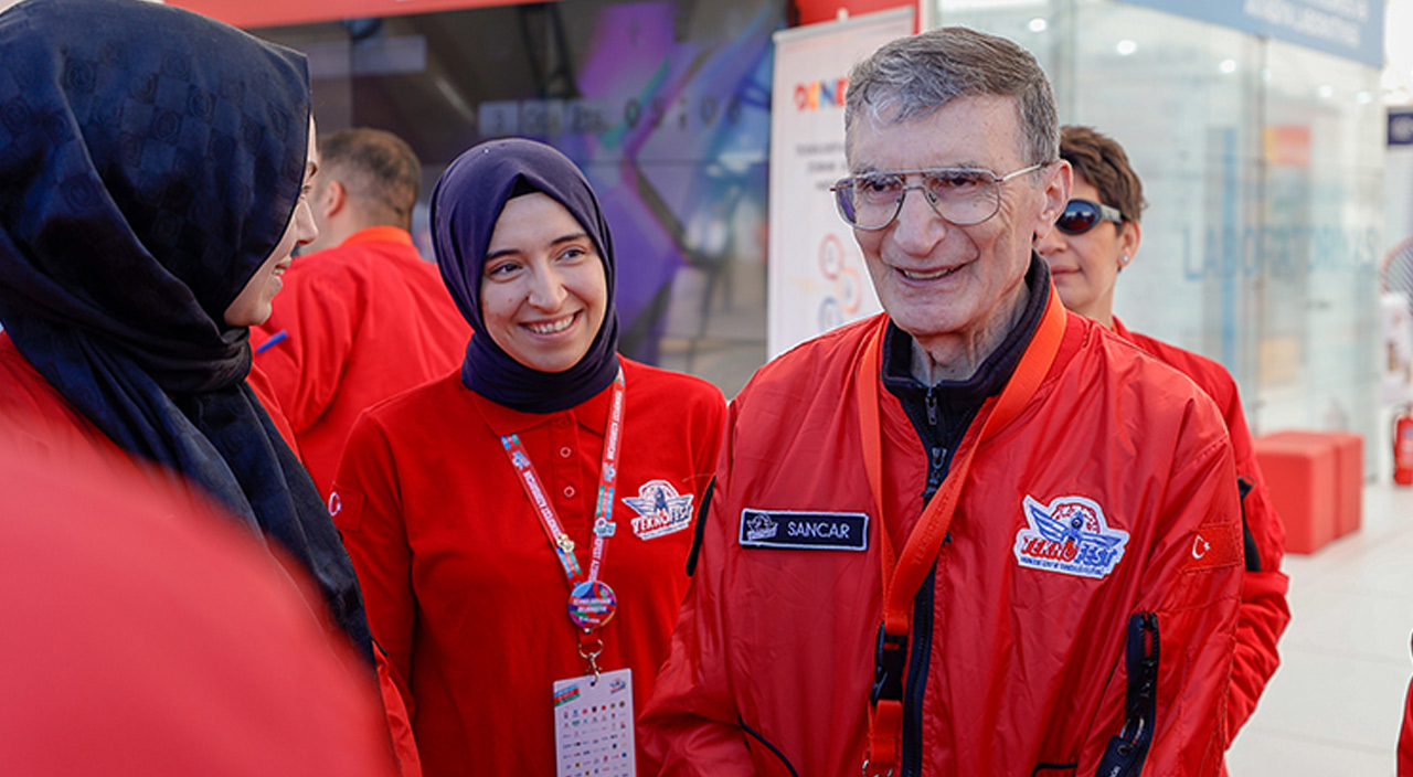 Nobel ödüllü Türk bilim insanı Aziz Sancar'dan TEKNOFEST ziyareti