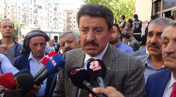 HDP önündeki eyleme bir destek de Şırnak'tan: Aşiret temsilcileri ve kanaat önderleri destek verdi