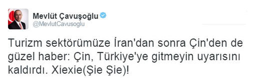 Bakan böyle duyurdu: 'İran'dan sonra Çin de...'