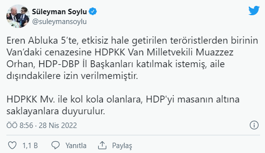 Terörist cenazesine katılmak istenen HDP'li vekile izin verilmedi