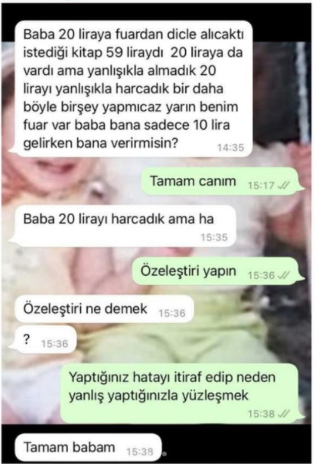 Kitap paralarını abur cubura harcadılar! Babalarına bıraktıkları not ise şaşırttı