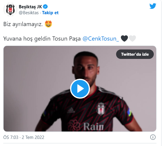 Son dakika: Cenk Tosun resmen Beşiktaş'ta!