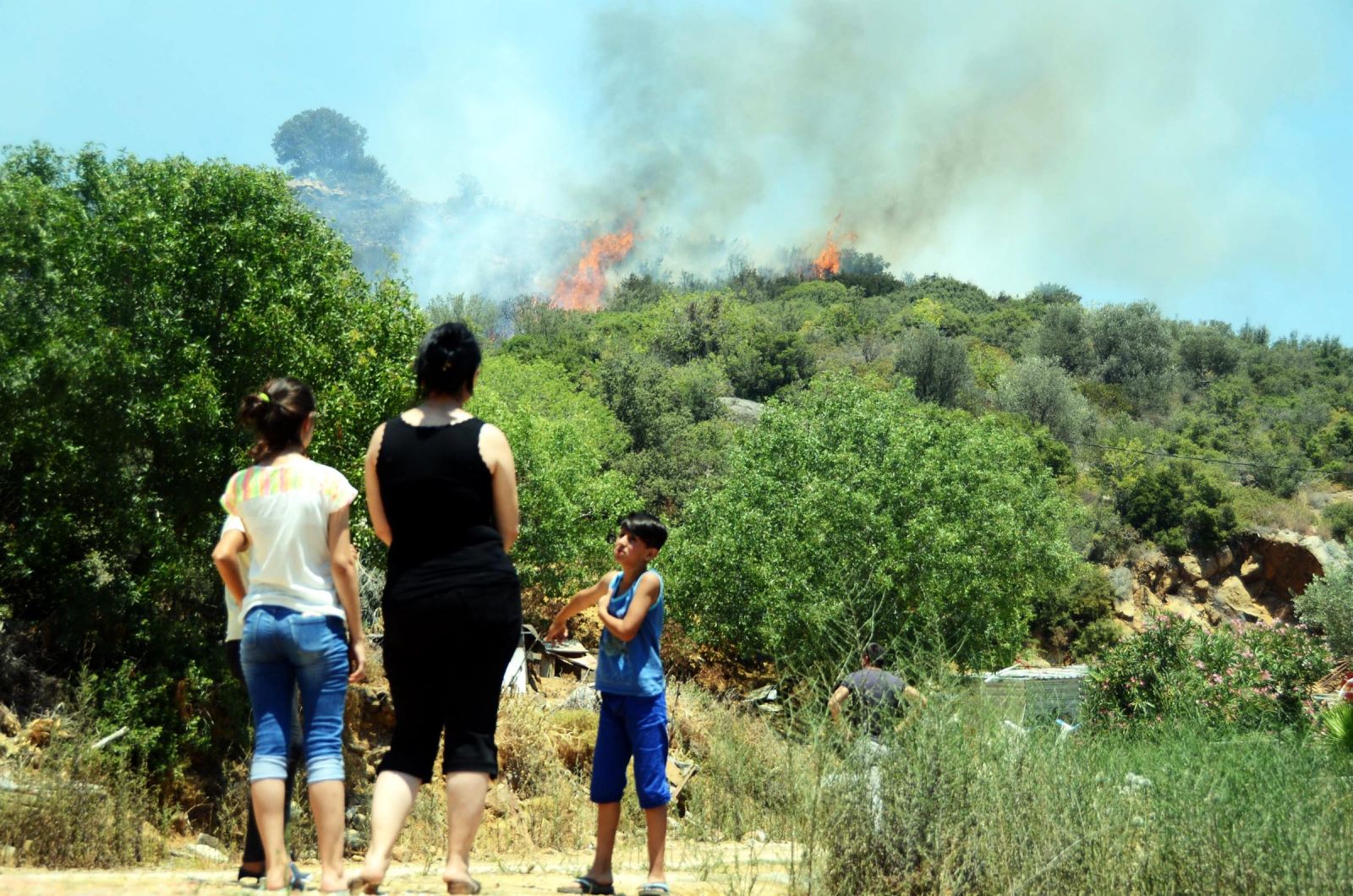 Bodrum yine alev alev