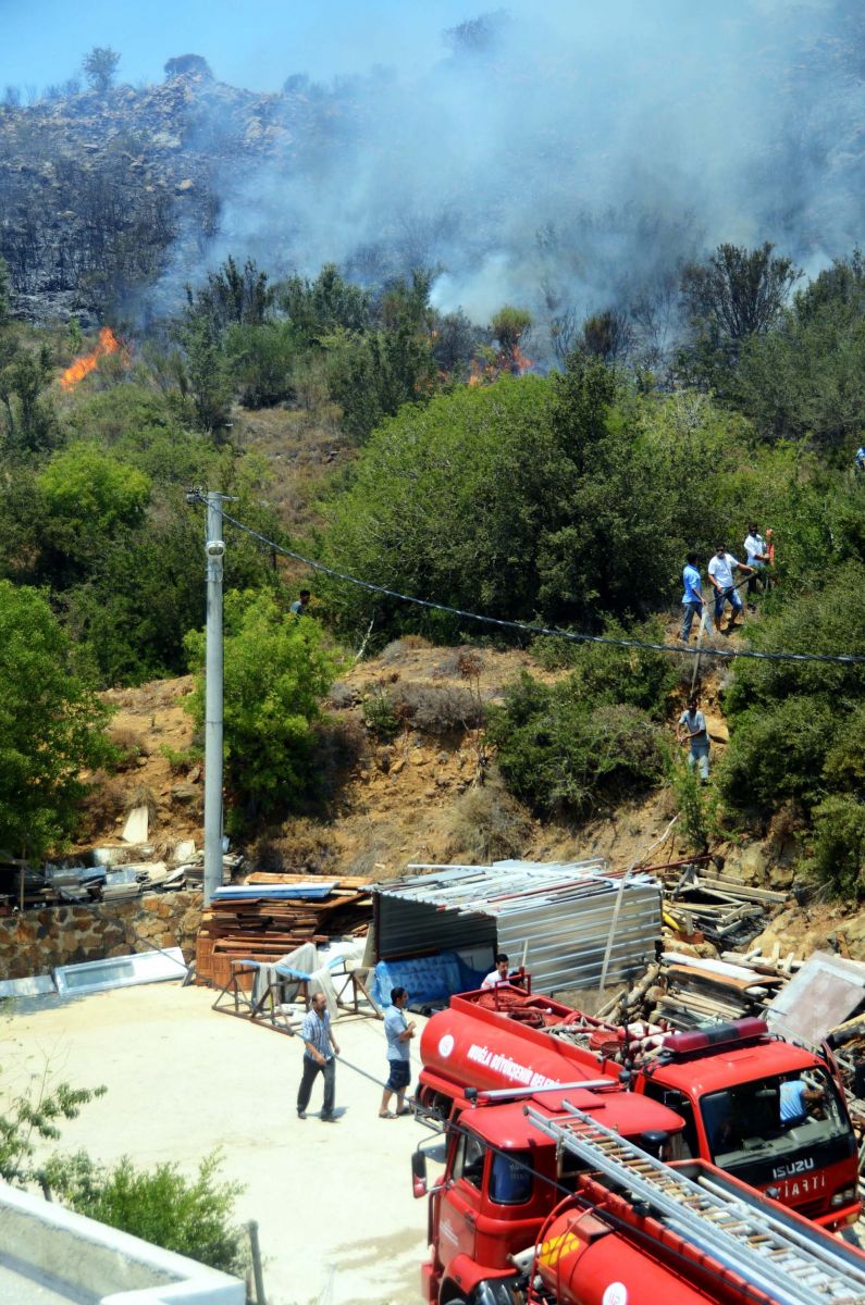 Bodrum yine alev alev