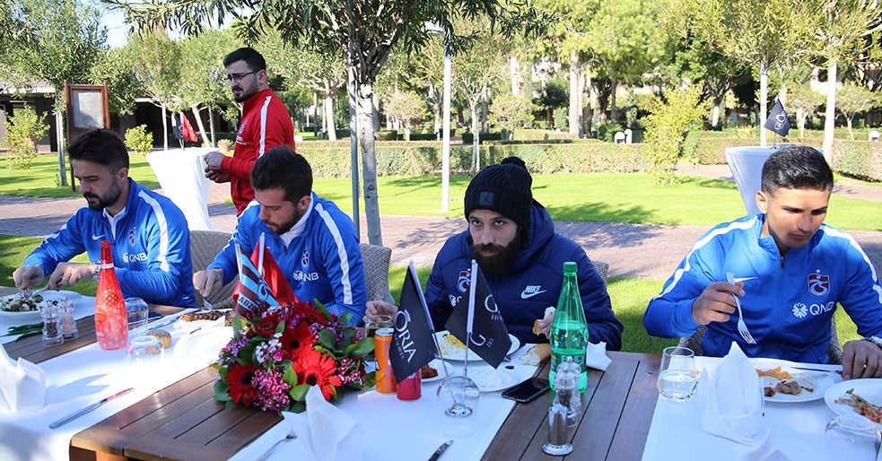 Trabzonspor'da mangal partisi