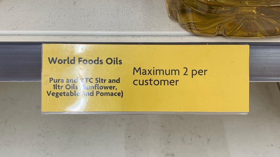 İngiltere’de ayçiçek yağı krizi büyüyor! Fiyatlar arttı satışlara sınırlama getirildi