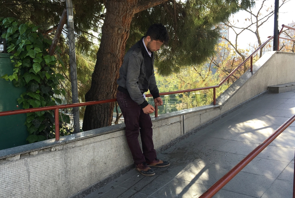 Bonzai içen gencin ibretlik görüntüsü