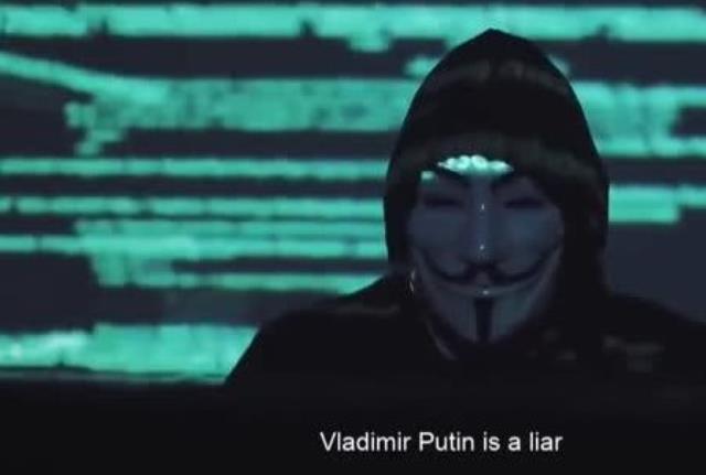 Anonymous Rusya Merkez Bankası’nı hackledi! Bıraktıkları mesaj ise Putin’i çıldırttı