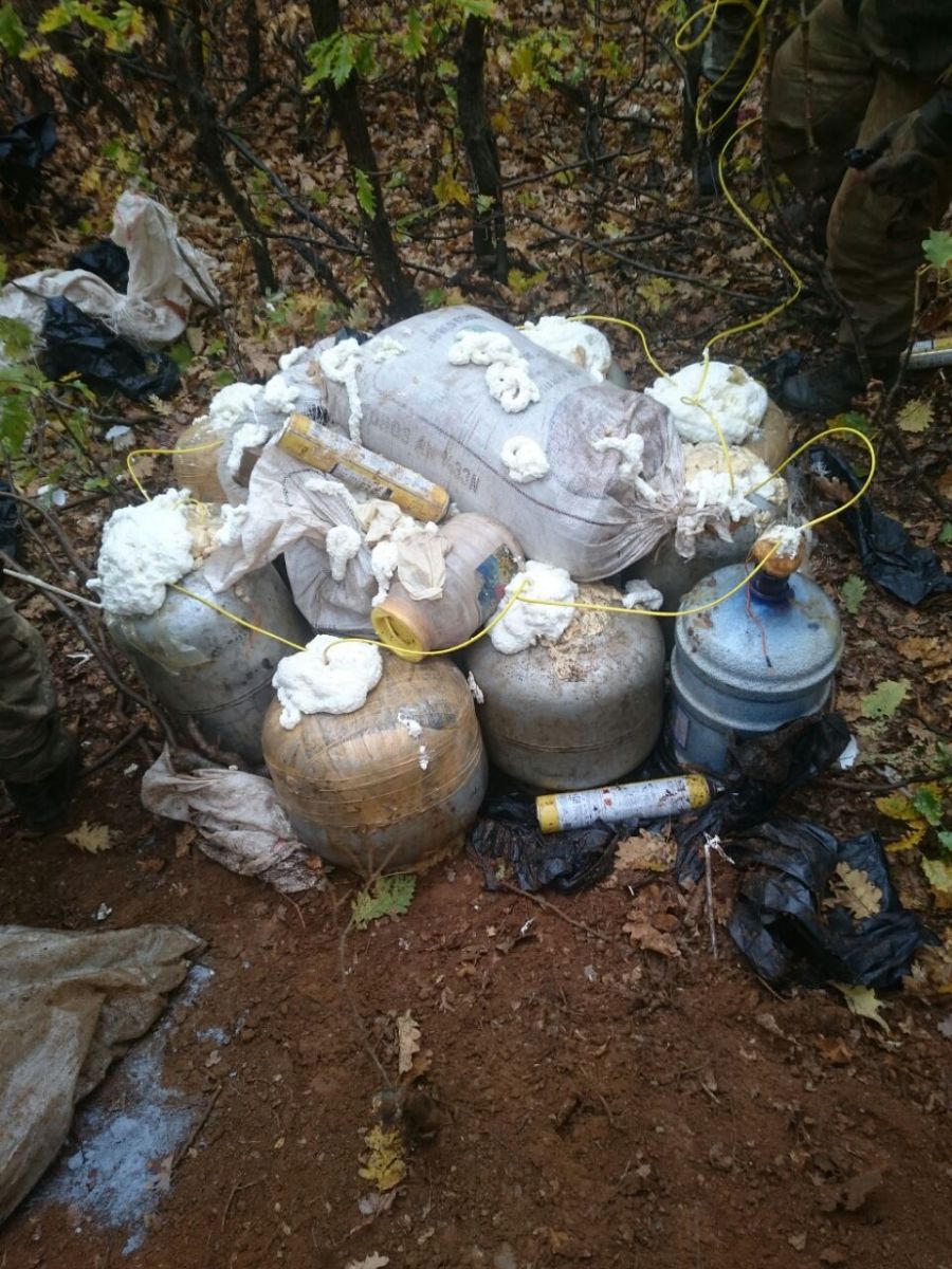 Bingöl'de 1 ton patlayıcı imha edildi