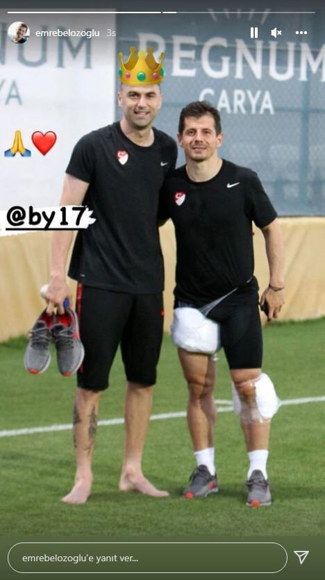 Gözyaşlarına hakim olamamıştı! Emre Belözoğlu’ndan Burak Yılmaz’a tam destek