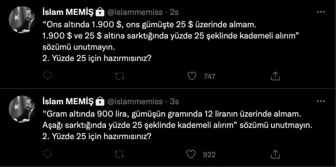 Yatırımcılara ‘Altın almaya hazır olun’ diyen İslam Memiş kritik fiyatı verdi!