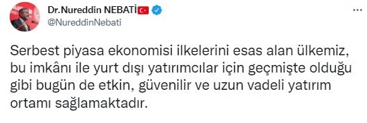 Son dakika: Bakan Nebati'den Türk Lirası mesajı! Türk Lirası cinsi varlıklara erişim imkanı genişletilecek