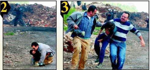 Filistinli babanın en zor anları Filistinli babanın en zor anları