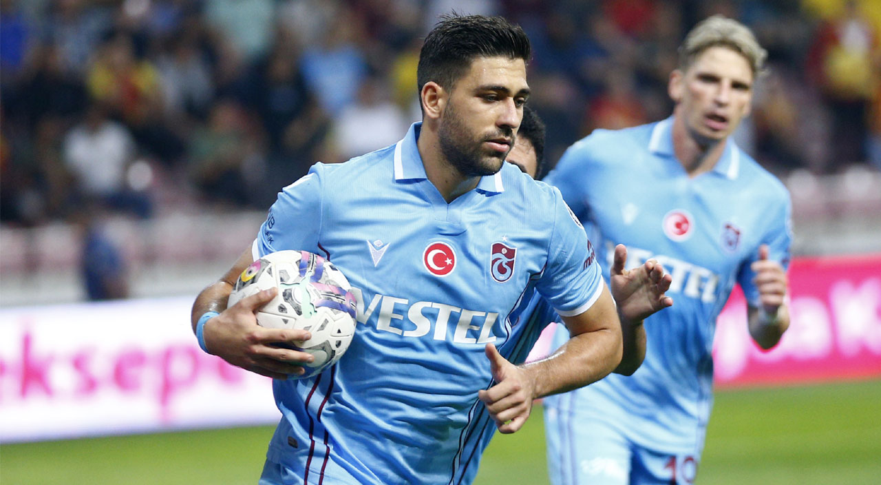 Umut Bozok'tan Kayserispor'a üçlük! Trabzonspor geriden gelip kazandı, 3 puanı 