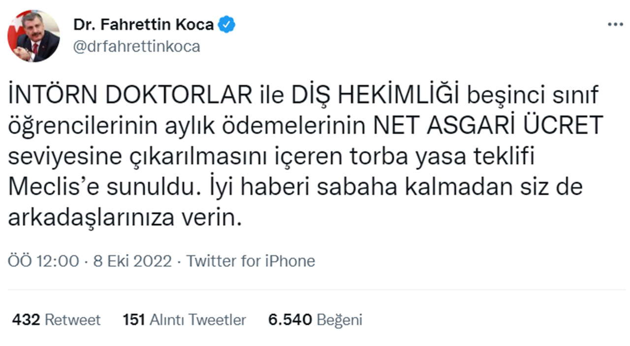 Binlerde kişinin beklediği gelişme! Bakan Koca “iyi haber” diyerek duyurdu