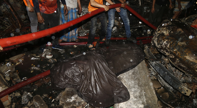 Bangladeş'te yangın faciası: 70 ölü, 50 yaralı