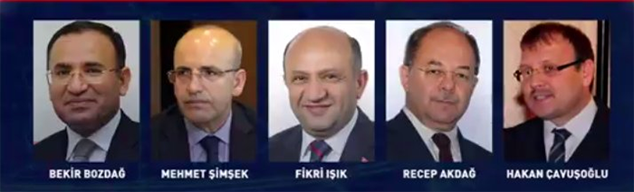 Yeni kabinedeki Başbakan Yardımcıları
