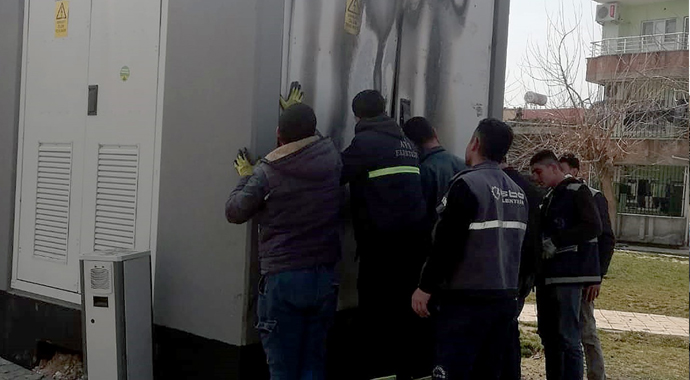 Batman’da elektrik trafosu kundaklandı