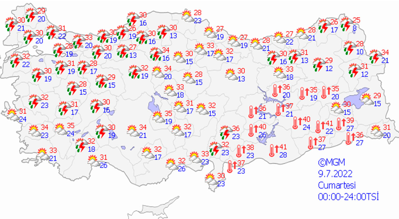 Meteoroloji gün gün açıkladı: İstanbul dahil birçok ili uyardı (Kurban Bayramı hava durumu)
