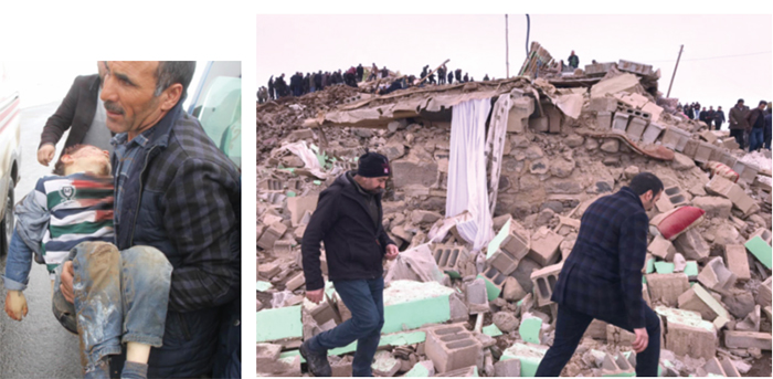 İran sallandı Başkale yıkıldı