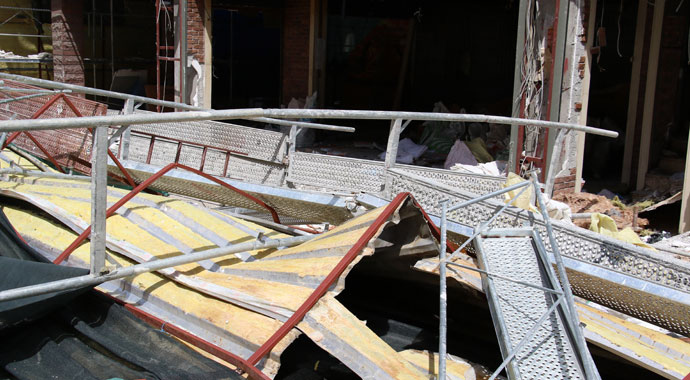 Başkent’te iskele çöktü: 2 yaralı