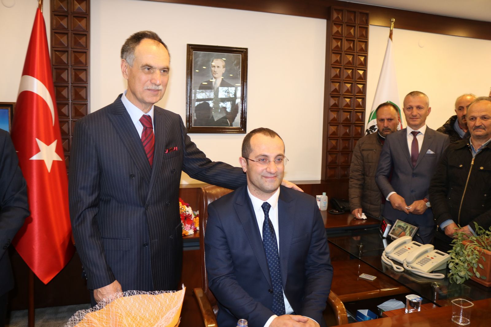 25 yıllık belediye başkanı görevi yeni başkana devretti