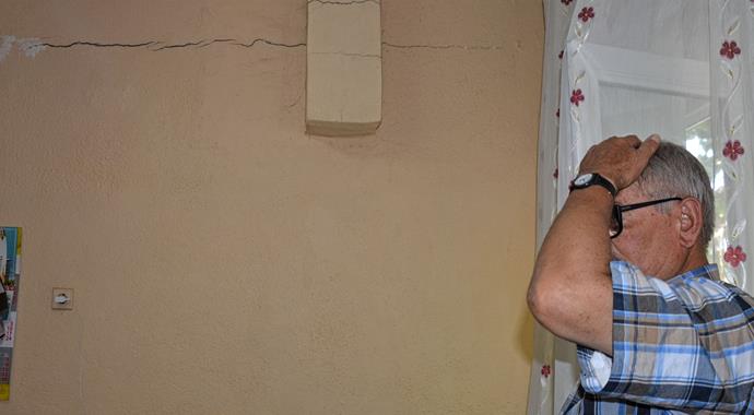 Bu mahallede her gün deprem oluyor