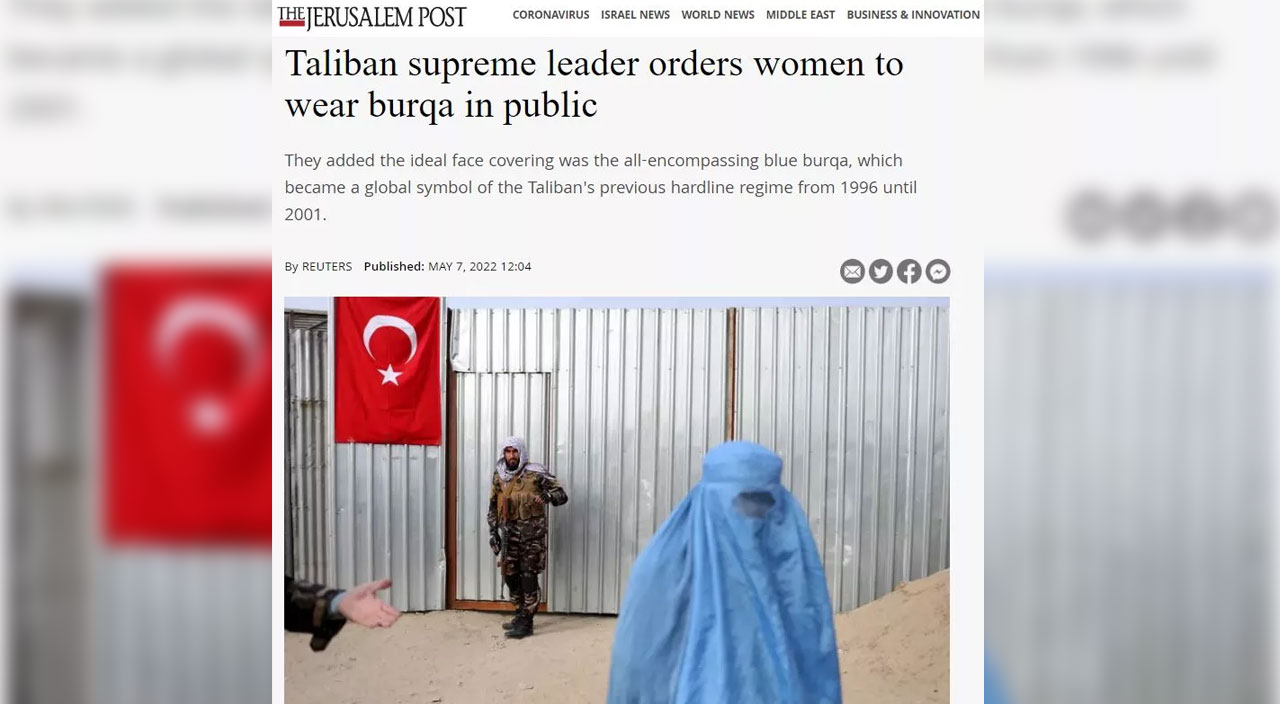 İsrail medyasından algı operasyonu: Taliban haberinde Türk bayrağı kullandılar