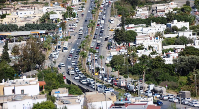 Bodrum’da trafik kabusu