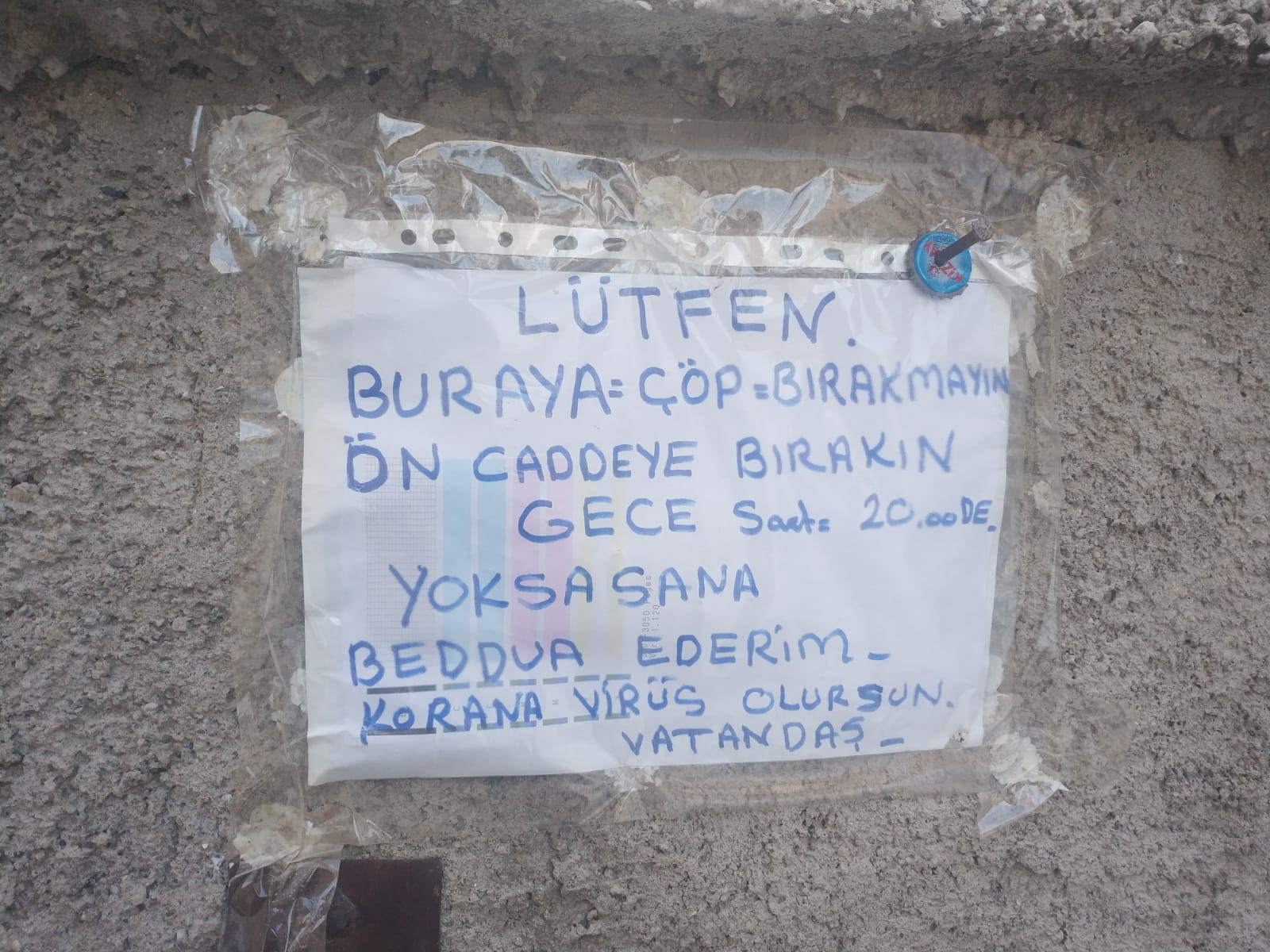 Böyle beddua görülmedi: Okuyan şoke oldu