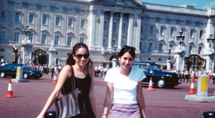 Meghan Markle'nin 21 yıl önce çektirdiği fotoğraf sosyal medyada gündem oldu