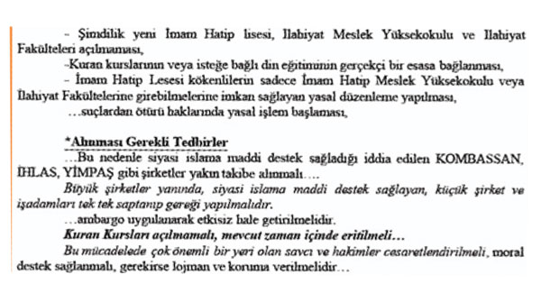 'İhlas’ı batırın' talimatı