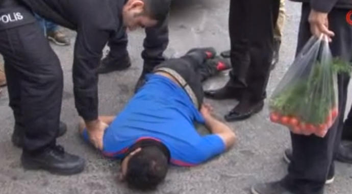 Beyoğlu'nda korku saçtı