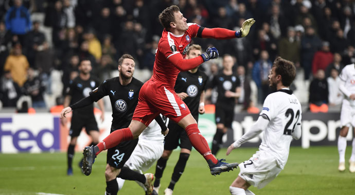 Beşiktaş, Avrupa'ya veda etti (Beşiktaş 0-1 Malmö)