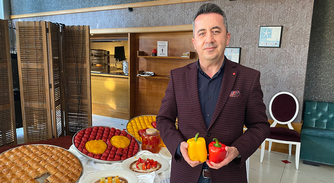 Kaliforniya biberinden yapılan baklava şaşırttı: Türk mutfağında bir ilk