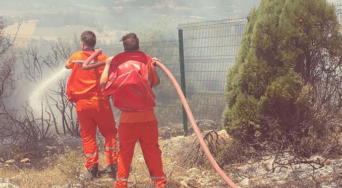 Bilecik'te yangın her yeri kül etti