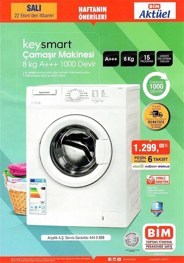 BİM 18 Ekim 2019 aktüel indirimli ürünler listesi | 18 Ekim BİM aktüel indirim kataloğu broşüründe neler var?