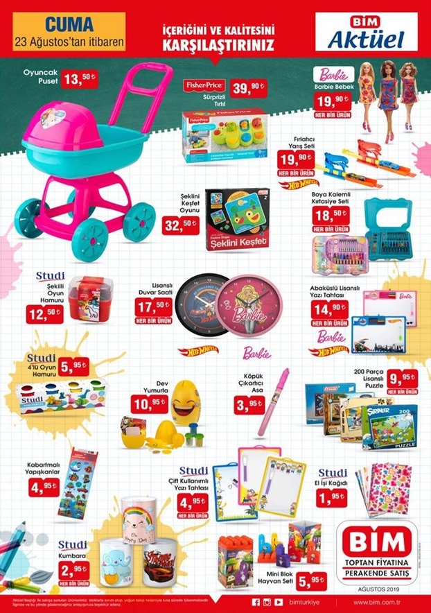 Bu hafta BİM'de neler var? | BİM kırtasiye ürünleri geldi mi?| BİM aktüel 23-30 ağustos indirimli ürünler listesinde neler var?