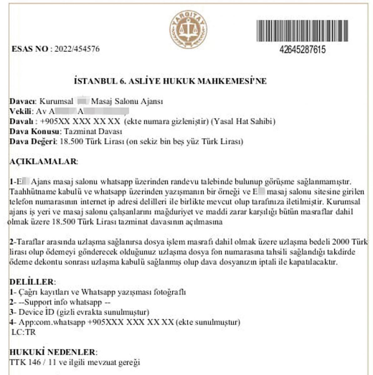 Yeni kandırma metodu: Sahte mahkeme celbi ve tebligat