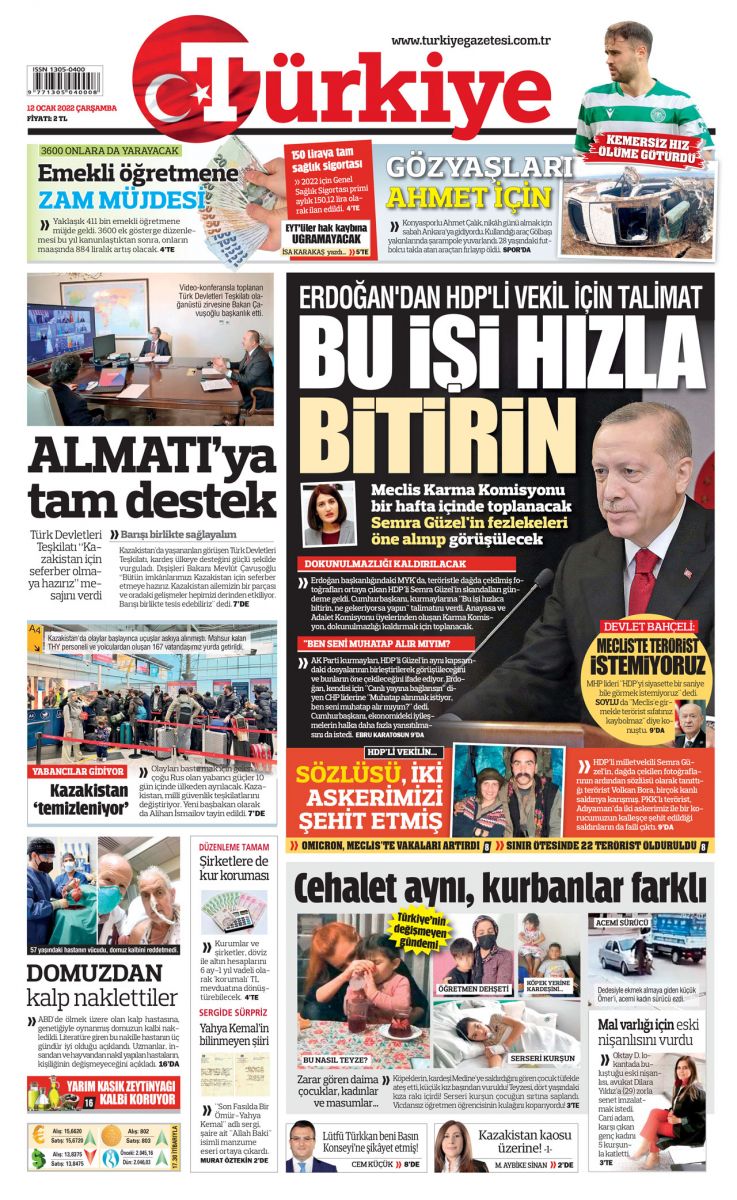 Cumhurbaşkanı'nan Güzel'in fezlekesi için talimat: Ne gerekiyorsa yapın Cumhurbaşkanı'nan Güzel'in fezlekesi için talimat: Ne gerekiyorsa yapın