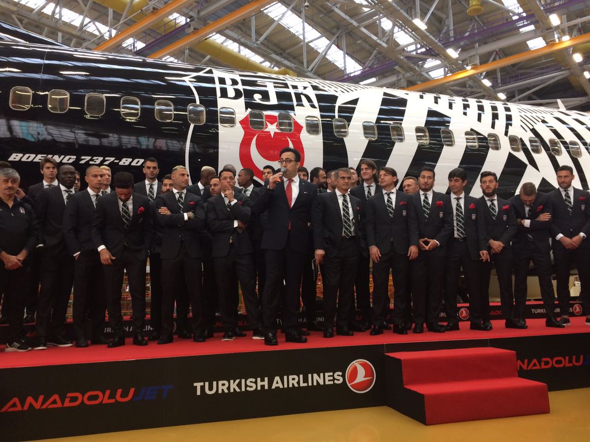 THY Beşiktaş'a uçak verdi