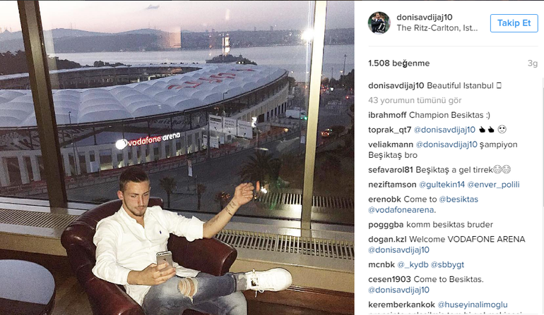 Beşiktaş, Donis Avdijaj'ı İstanbul'a getirdi