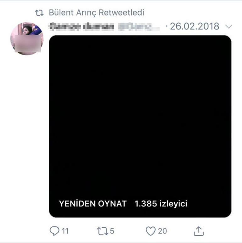 Bülent Arınç'ın hesabı hacklendi iddiası
